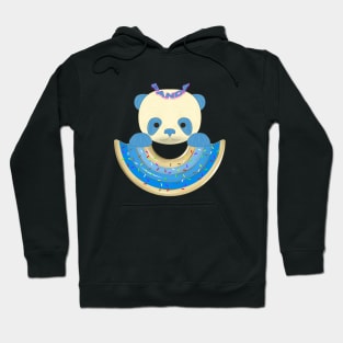 rainbow panda donut Hoodie